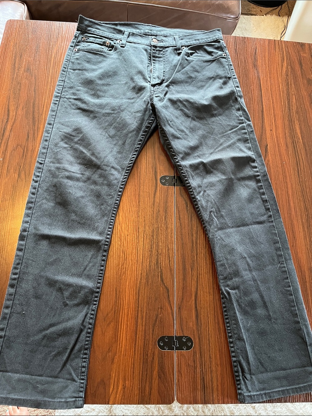 Men’s Levi’s 513 slim straight Black Jeans 33x30